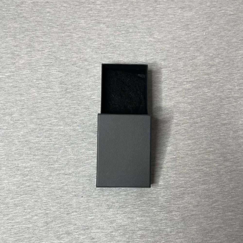 Macy’s Solid Black 4” x 3” Jewelry Necklace & Bracelet Gift Box